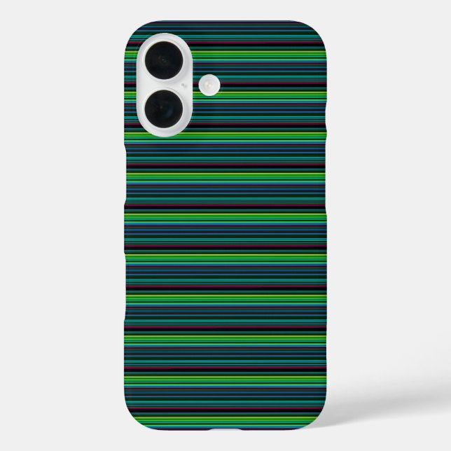 Cute colourful neon stripes Case-Mate iPhone case (Back)