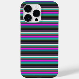 Cute colourful neon stripes Case-Mate iPhone 14 pro max case