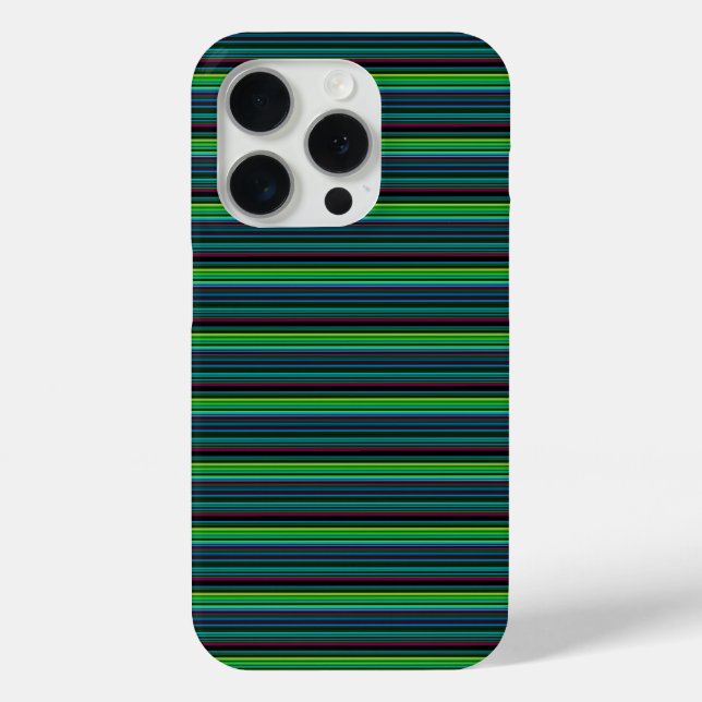 Cute colourful neon stripes Case-Mate iPhone case (Back)