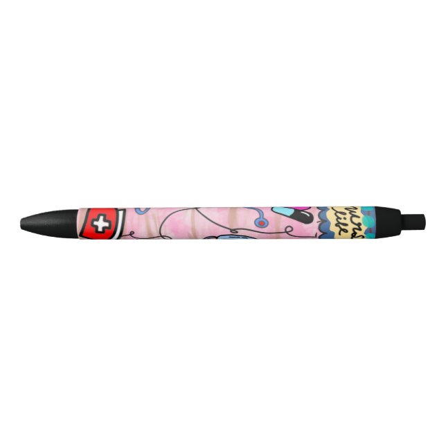 Cute Colourful Nurse Life Pen (Front)