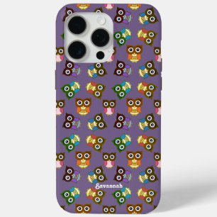 Cute Colourful Owl Pattern Choose Case Colour