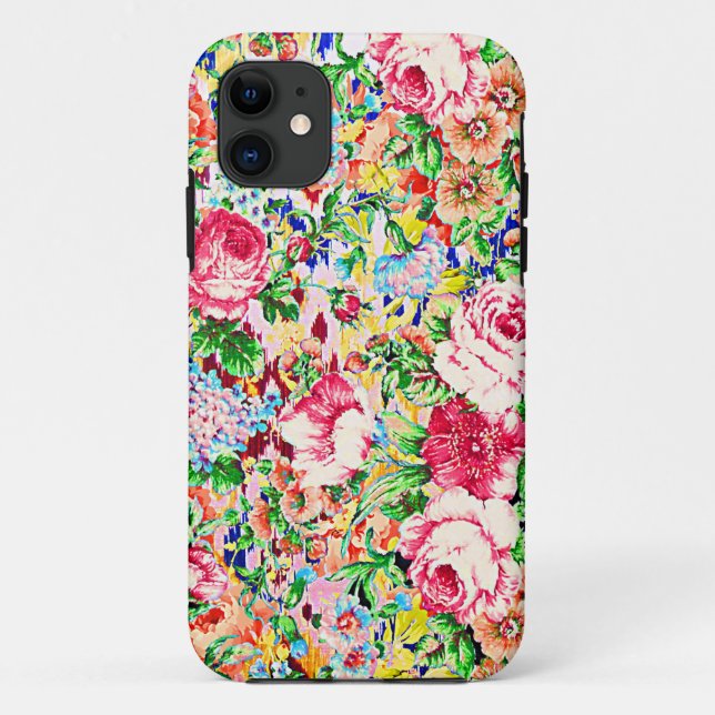 Cute colourful painting roses Case-Mate iPhone case (Back)