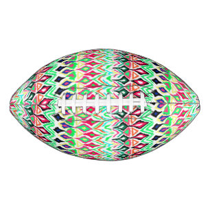 Cute colourful pattern american football