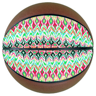 Cute colourful pattern basketball