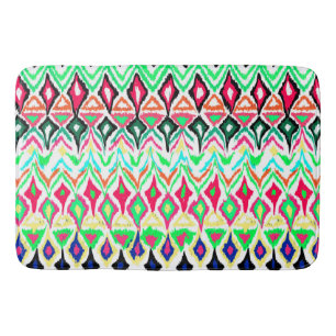Cute colourful pattern bath mat