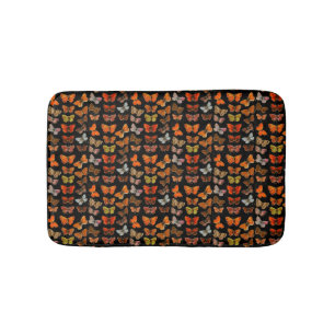 Cute Colourful Pattern Butterflies Bath Mat