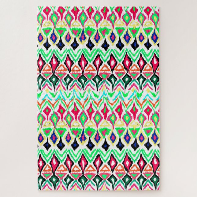 Cute colourful pattern  jigsaw puzzle (Vertical)