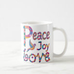 Cute Colourful Peace Love Joy Christmas & Hanukkah Coffee Mug<br><div class="desc">This vibrantly colourful hand-painted design is a perfect way to level up your seasonal holiday gift giving!</div>