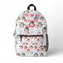 Cute & Colourful Penguin Love