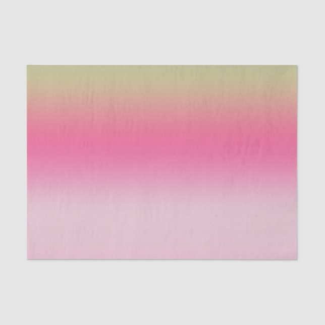 Cute Colourful Pink Gradient Tissue Paper (Front)