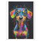 Cute Colourful Pop Art Dachshund Dog AX4 Decoupage