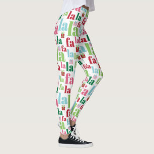 Cute Colourful Seasonal Winter Christmas Holidays  Leggings
