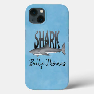 Cute Colourful Shark Trendy Ocean  iPhone 13 Case
