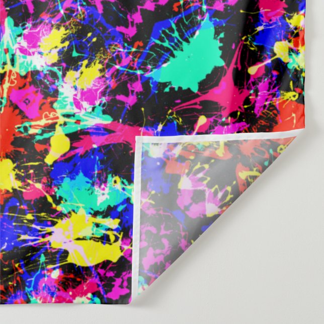 Cute colourful splatter paint tapestry (Detail)