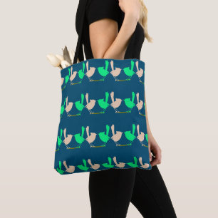 Cute Colourful Spring birds party Tote Bag