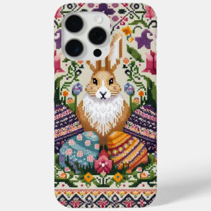 Cute/Colourful Spring/Easter fair isle iPhone 15 Pro Max Case