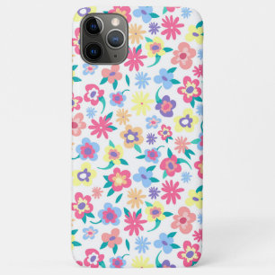 Cute colourful spring flowers pattern iPhone 11 pro max case
