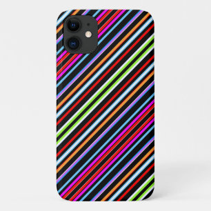 Cute colourful stripes iPhone 11 case