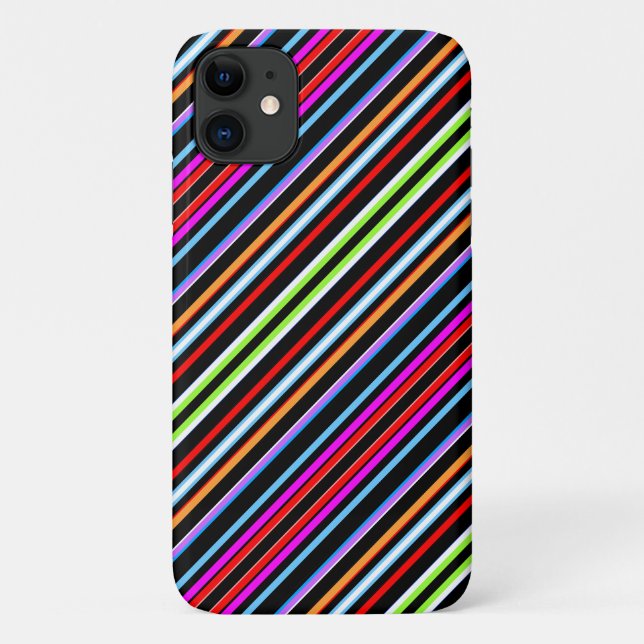 Cute colourful stripes Case-Mate iPhone case (Back)