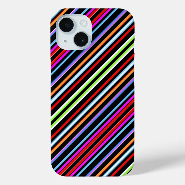 Cute colourful stripes Case-Mate iPhone case (Back)