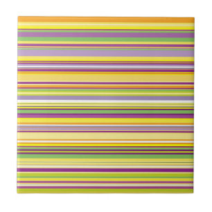 Cute colourful stripes design All-Over-Print tank Tile