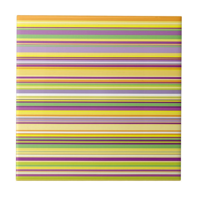 Cute colourful stripes design All-Over-Print tank  Tile (Front)