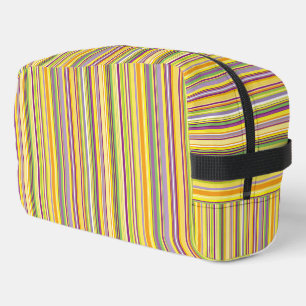 Cute colourful stripes design dopp kit