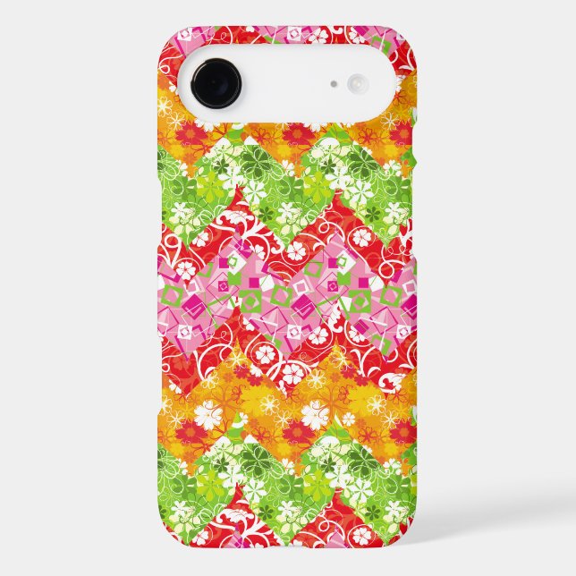 Cute colourful summer zigzag pattern Case-Mate iPhone case (Back)