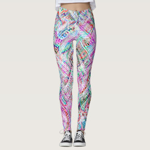Cute colourful tribal pattern leggings