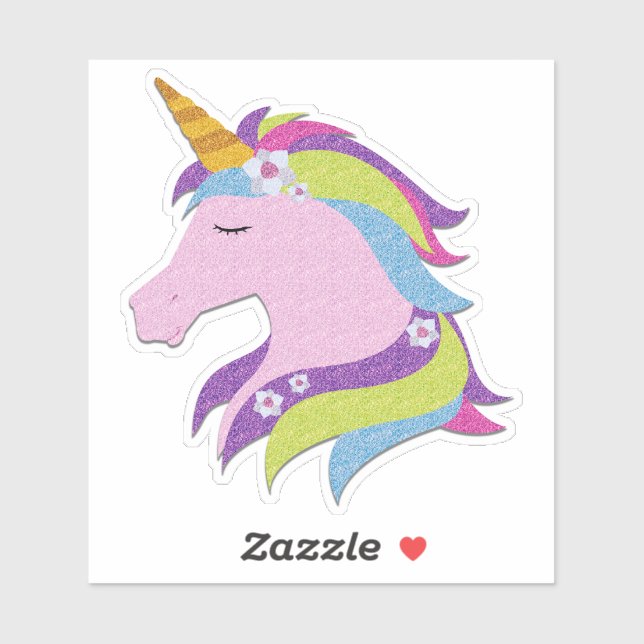 Cute colourful unicorn illustration (Sheet)