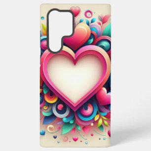 Cute colourful Valentines day Samsung Galaxy Case