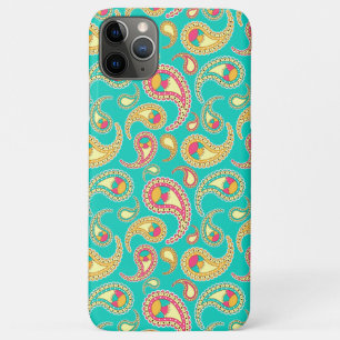 Cute colourful vintage paisley pattern iPhone 11 pro max case