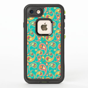 Cute colourful vintage paisley pattern