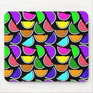 Cute colourful watermelon pattern mouse mat