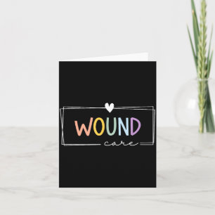 Cute Colourful Wound Care Nurse Squad Appreciation Card