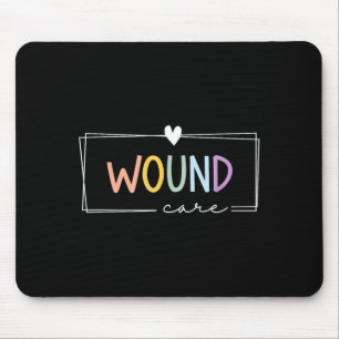 Cute Colourful Wound Care Nurse Squad Appreciation Mouse Mat