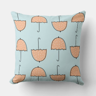 Cute colours blue and beige l Nursery baby girl Cushion