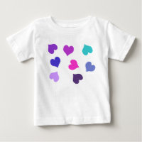 Cute colurful hearts
