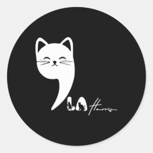 Cute Commala Kamala Harris 2024 Classic Round Sticker