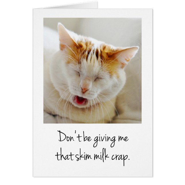 Cute Complaining Cat (Front)