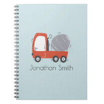 Cute Concrete Mixer Illustration Custom