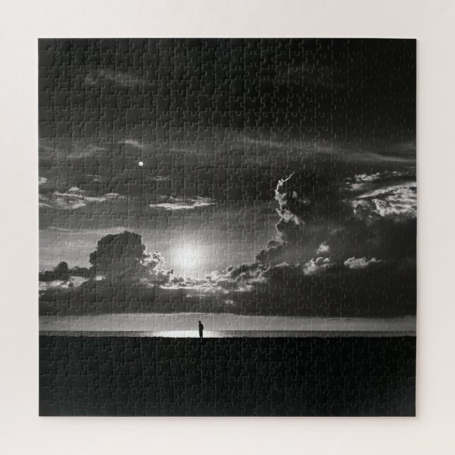 Cute Condo Decor Sunset Reflection Jigsaw Puzzle (Vertical)