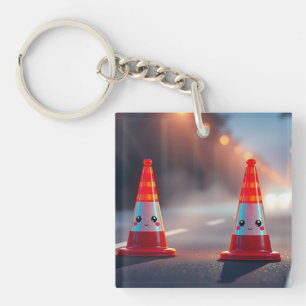 Cute cones key ring