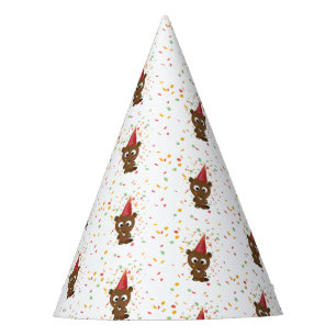 Cute Confetti Party Beaver Hat