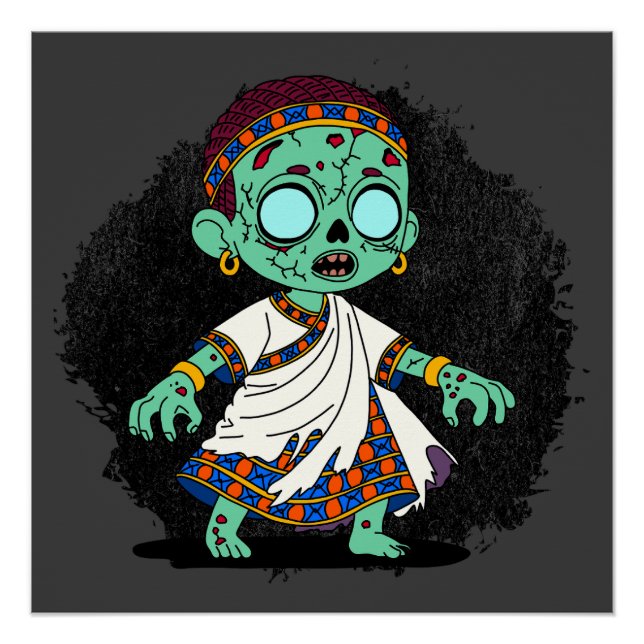 Cute Congolese Zombie Poster (Front)