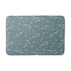 Cute Constellation Sky Pattern Bath Mat