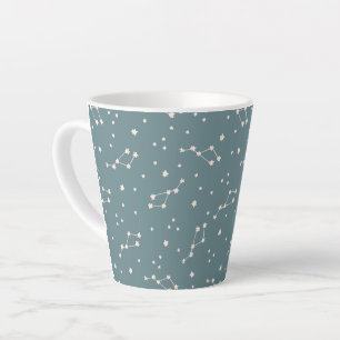 Cute Constellation Sky Pattern Latte Mug