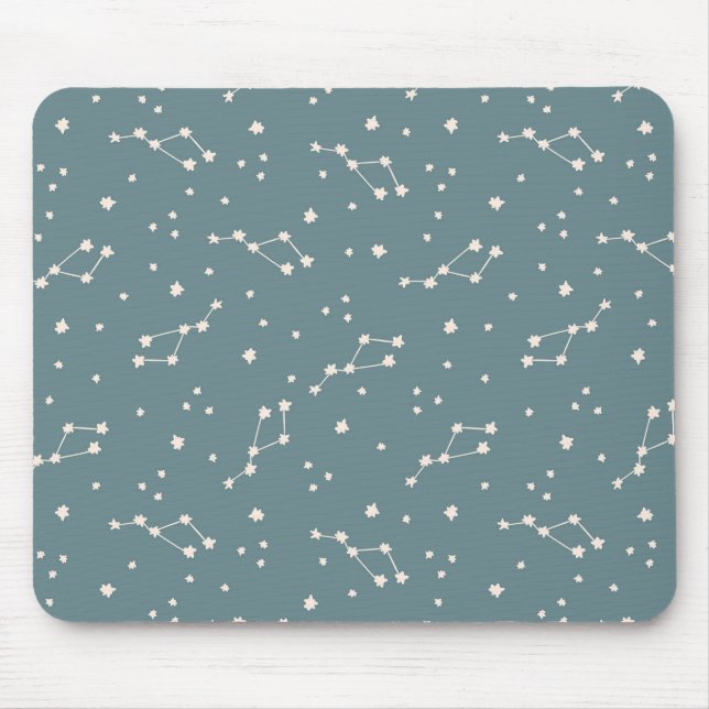 Cute Constellation Sky Pattern Mouse Mat (Front)