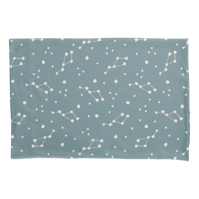 Cute Constellation Sky Pattern Pillowcase (Front)