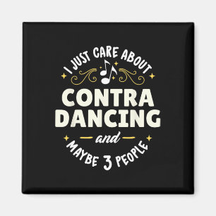 Cute Contra Dancing Dance For Women And Men Who Lo Magnet